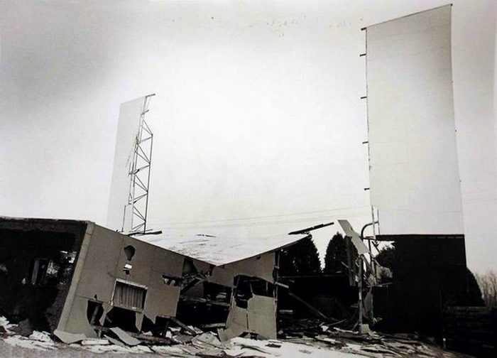 Lakes Drive-In Theatre - Screen Wrecked From Michigandriveins (newer photo)